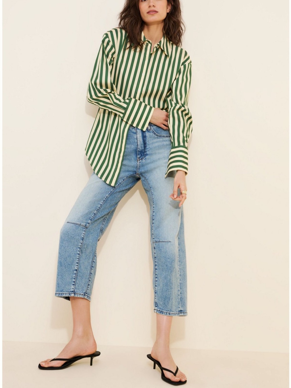 Pilcro the Millie low slung barrel jeans